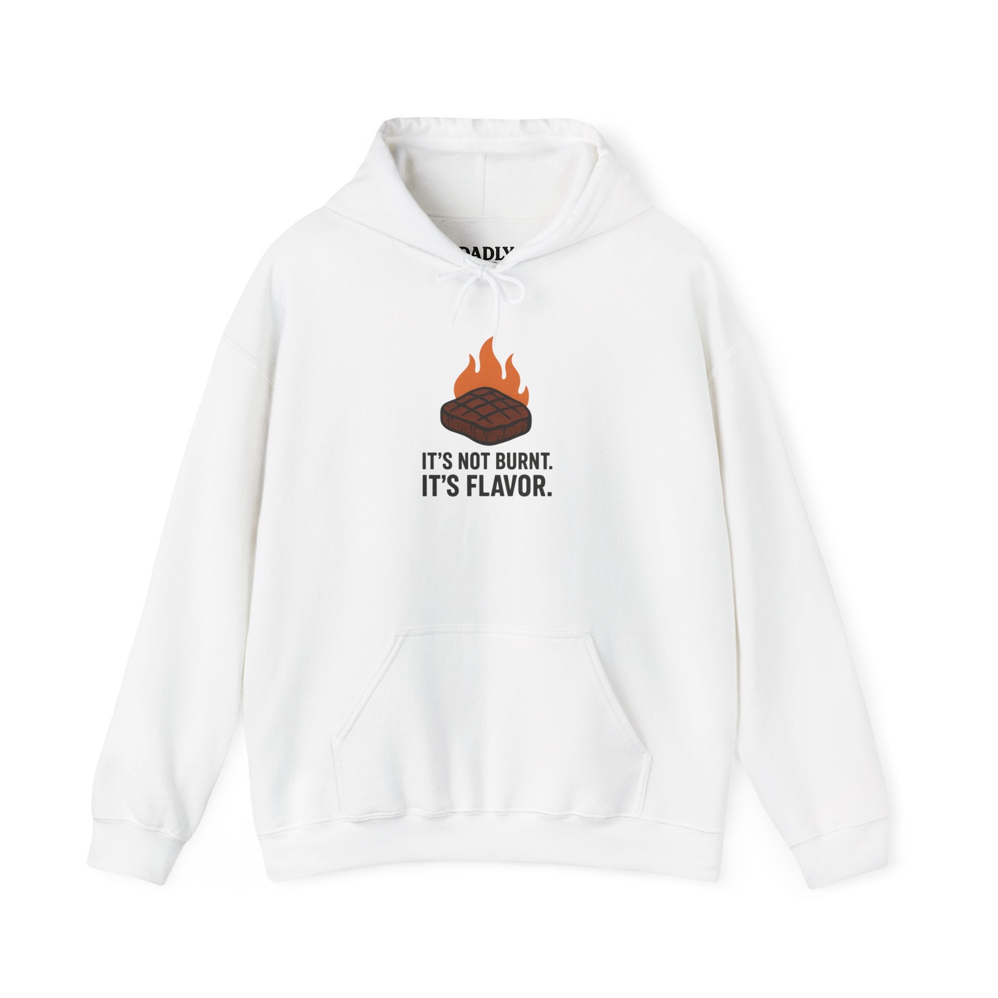 Grill Master Hoodie — "It's Not Burnt. It's Flavor." BBQ Pullover