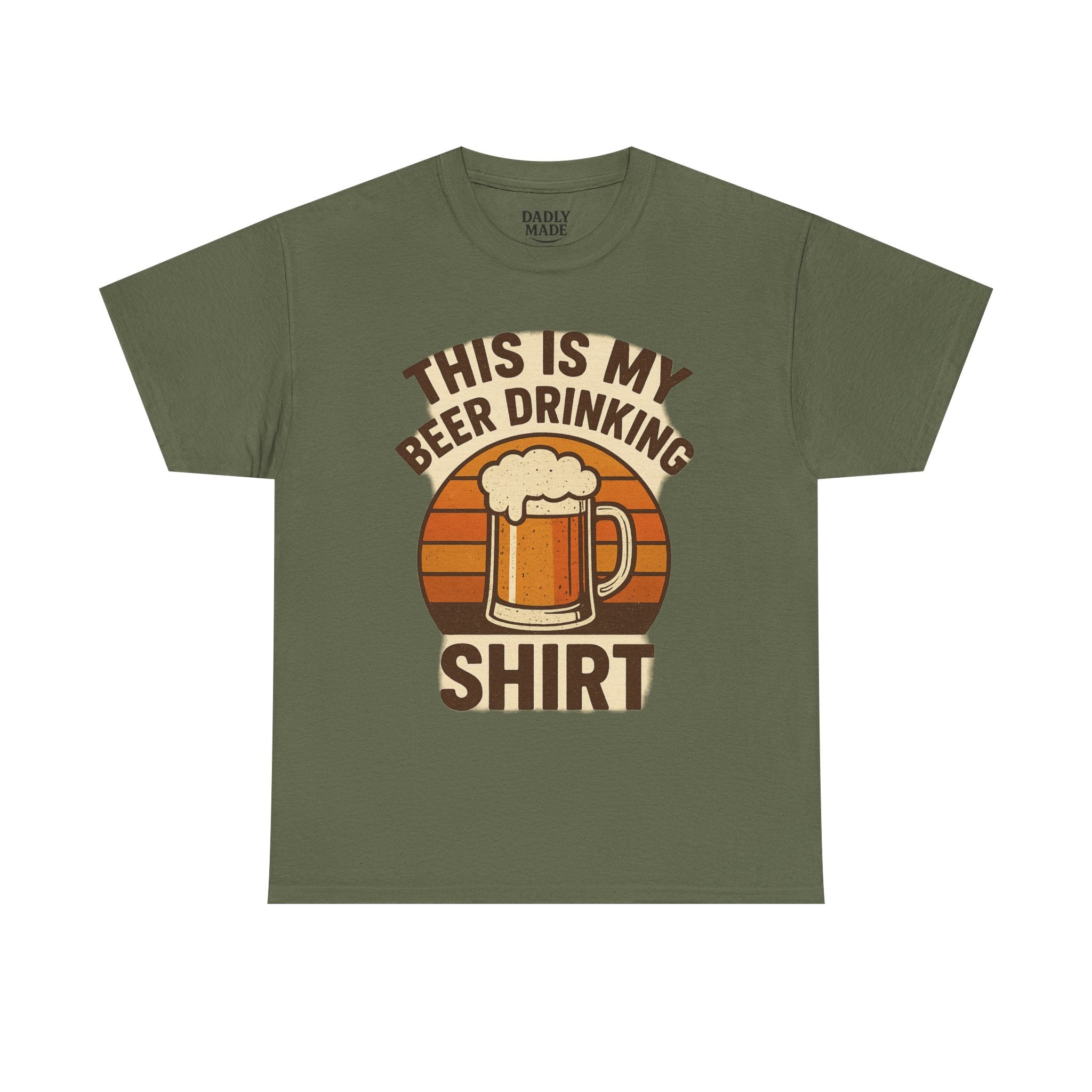 Beer Drinking Shirt — Retro Beer Mug Tee